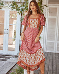 Casual Tiered Maxi Dress