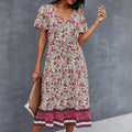 Fall Flowy Midi Dress