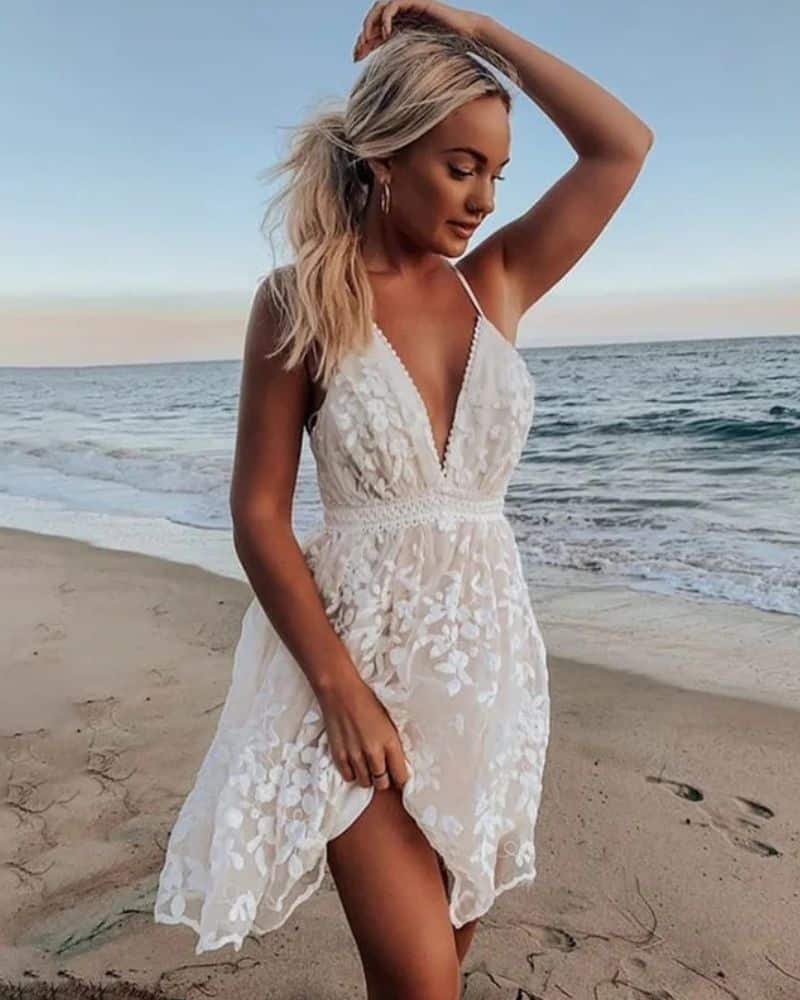 Boho Sleeveless Beach Dress