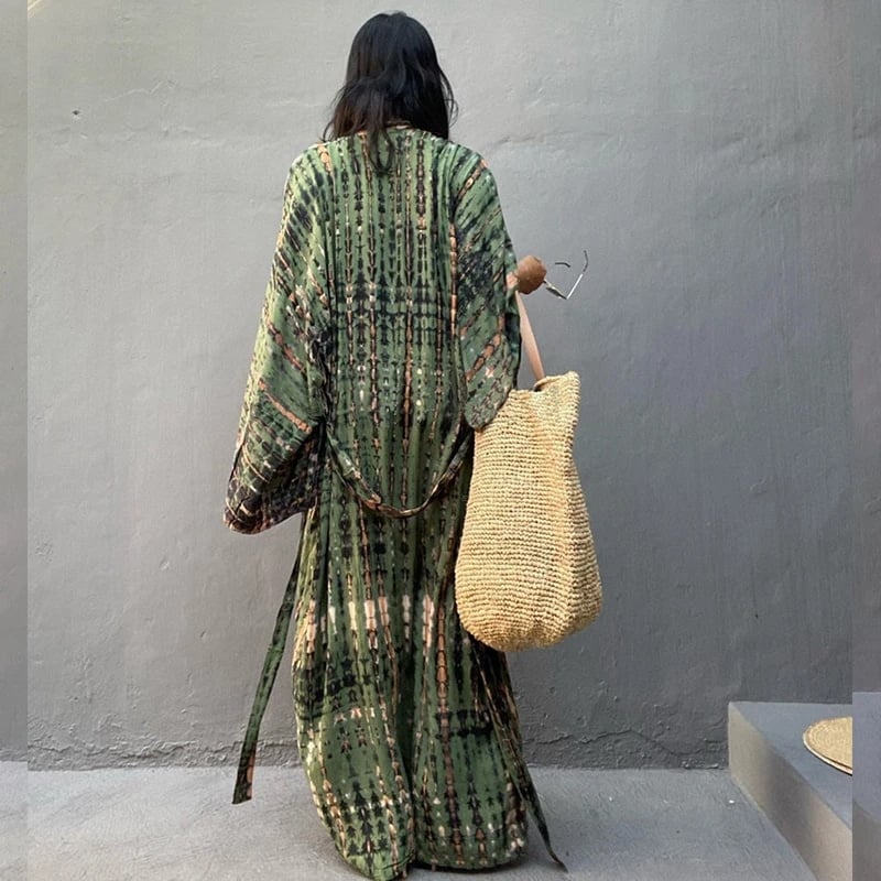Olive Green Kimono