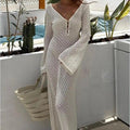 Cream Crochet Dress