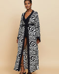 Black Beach Cover up Kimono
