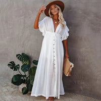 Fall Flowy Maxi Dress