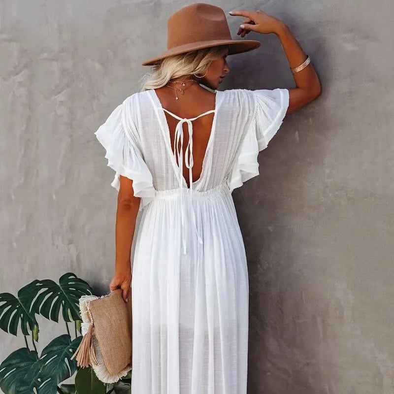 Fall Flowy Maxi Dress