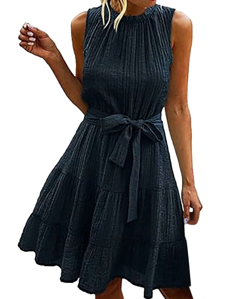 Sleeveless Tiered Dress