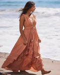 Tiered Maxi Dress Wedding Guest
