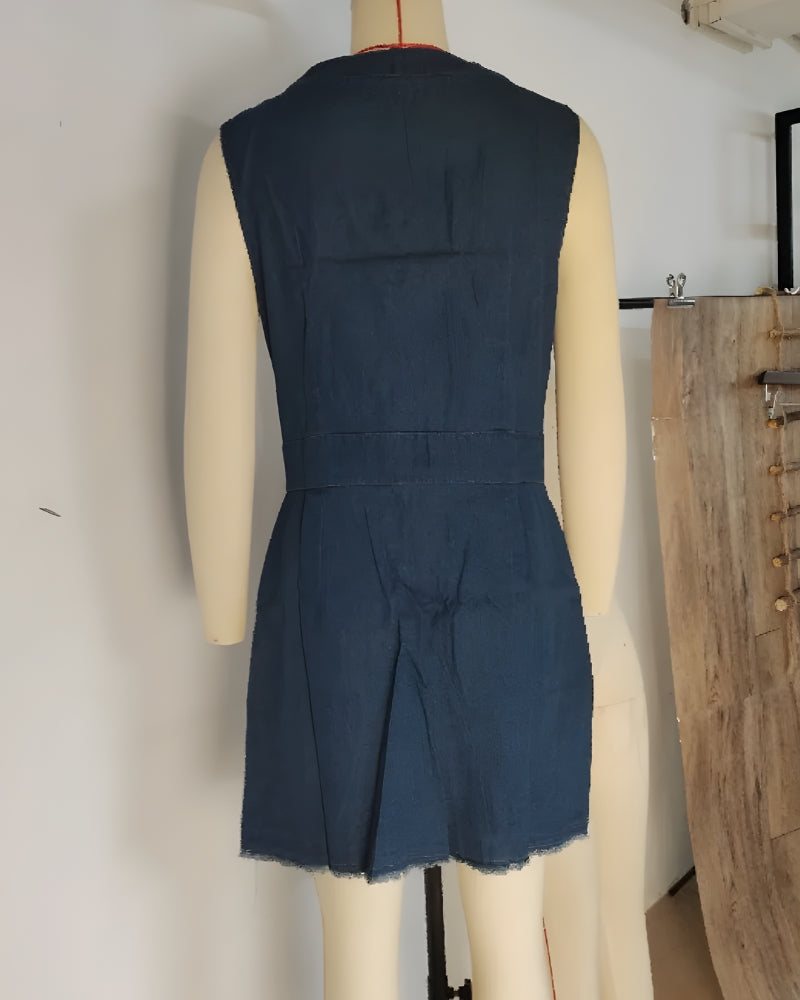 Casual Boho Mini Dress Woman