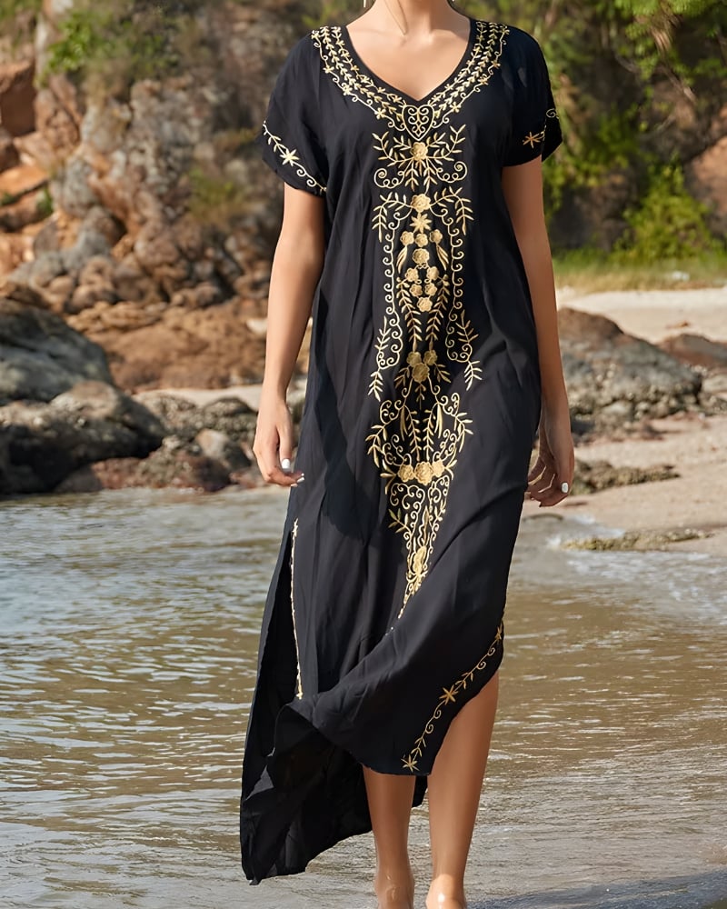 Boho Maxi Dress Fall