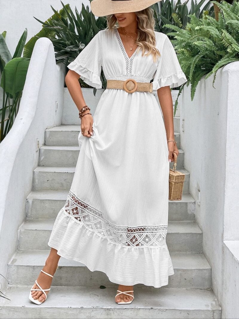 Flowy Fall Wedding Guest Dress