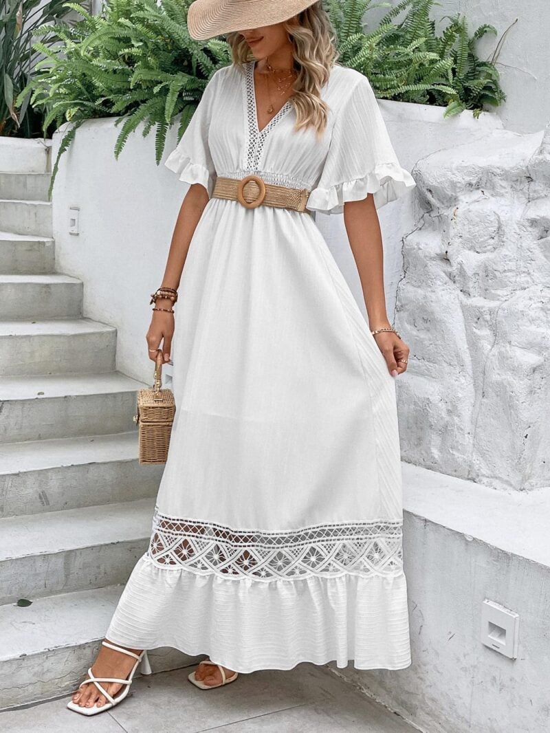 Flowy Fall Wedding Guest Dress