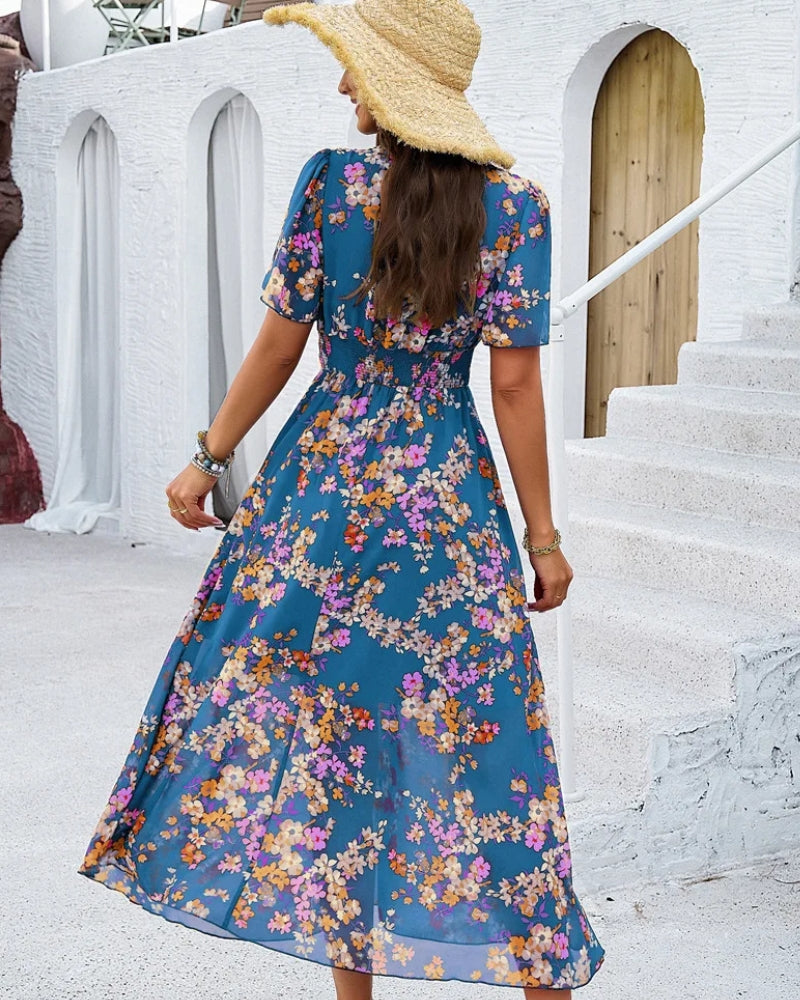 Cream Boho Maxi Dress