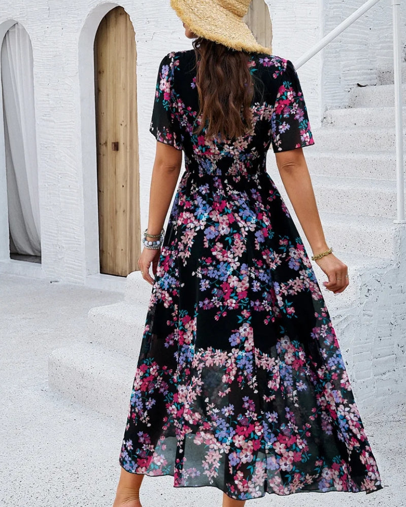 Cream Boho Maxi Dress