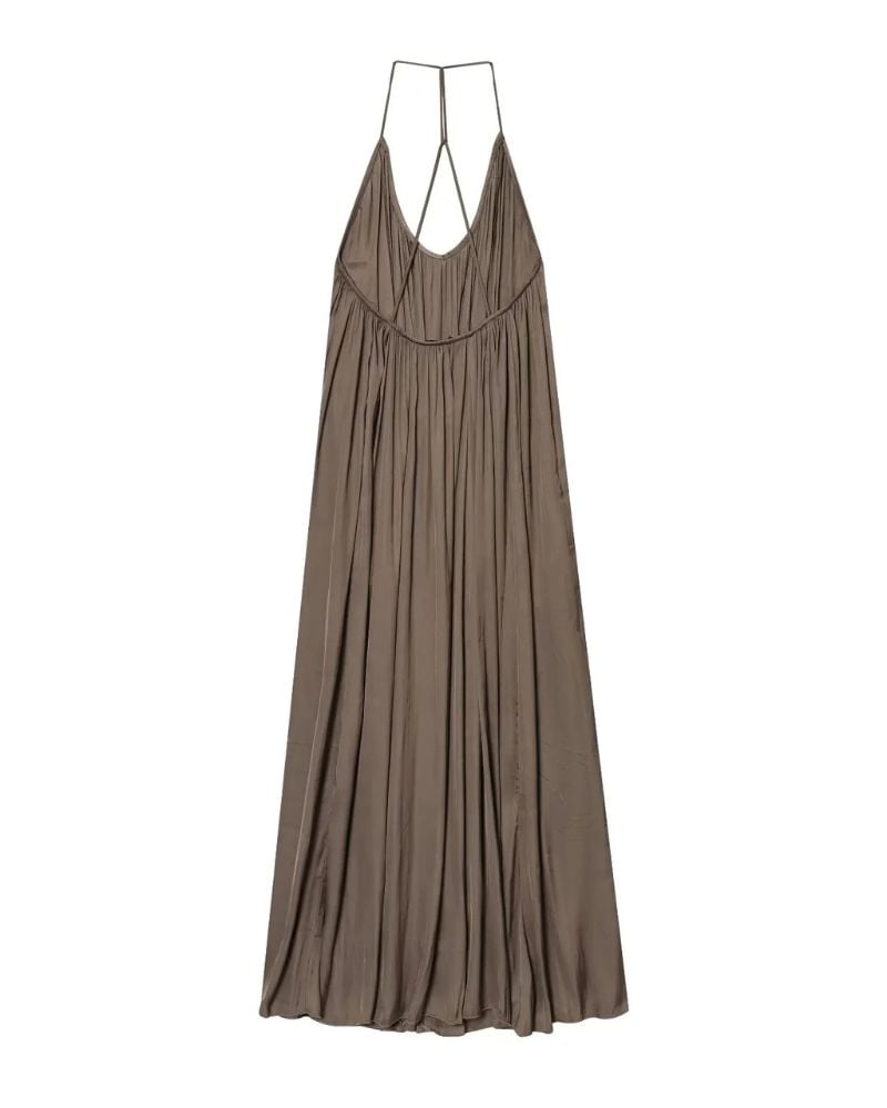 Flowy Halter Maxi Dress