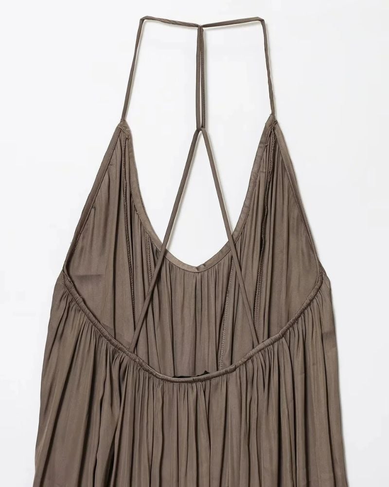 Flowy Halter Maxi Dress