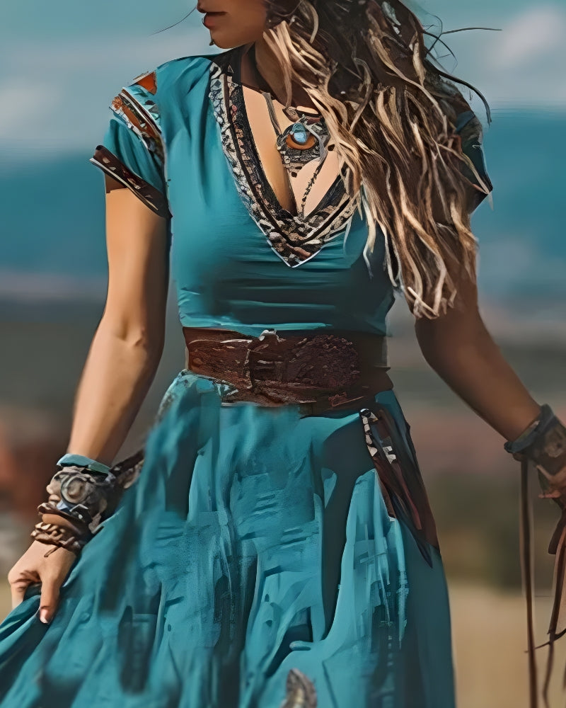Plus Size Hippie Dress