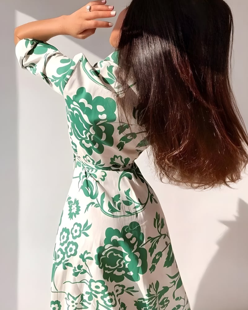 White Flowy Maxi Dress