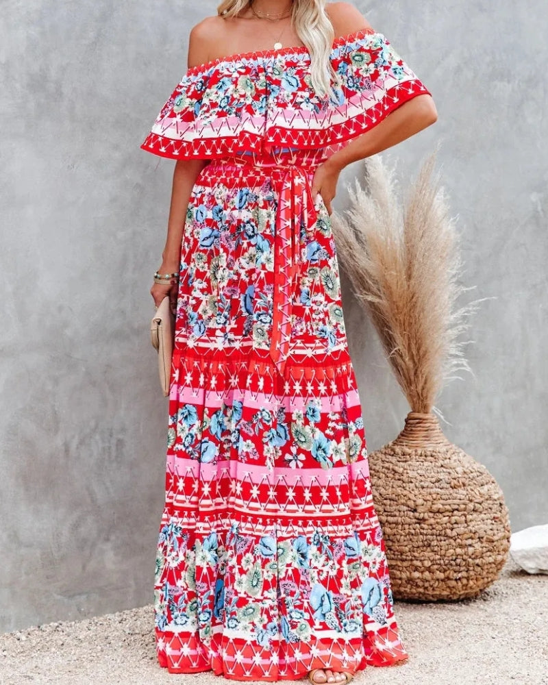 Floral Tiered Dress