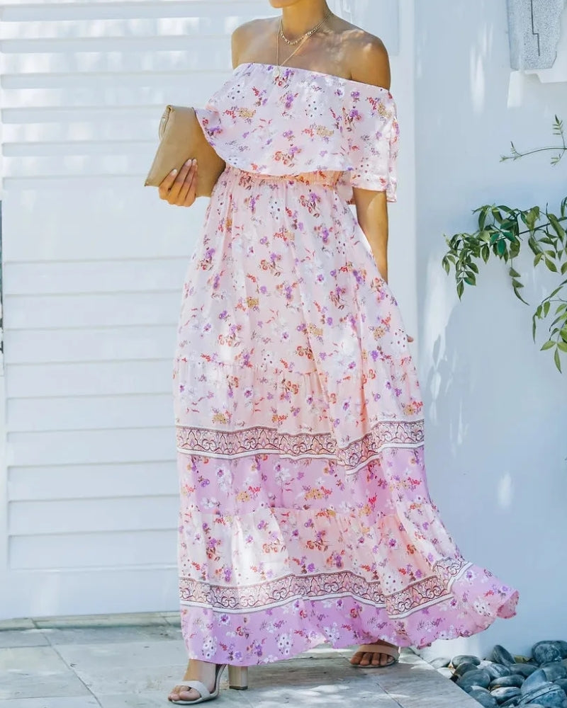 Floral Tiered Dress