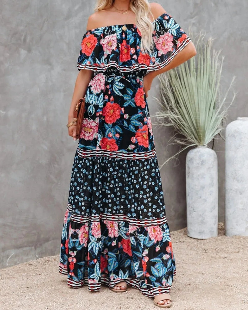 Floral Tiered Dress