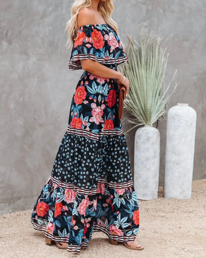 Floral Tiered Dress