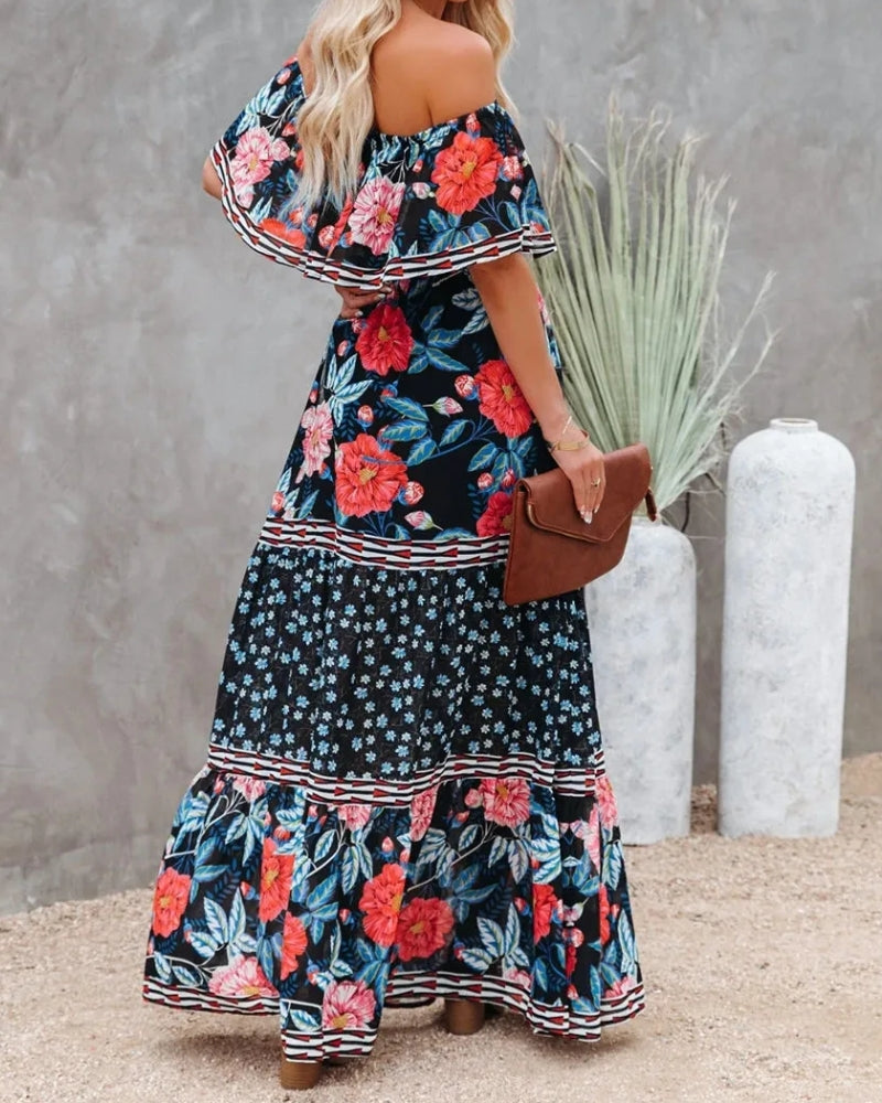 Floral Tiered Dress
