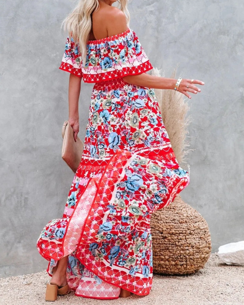 Floral Tiered Dress