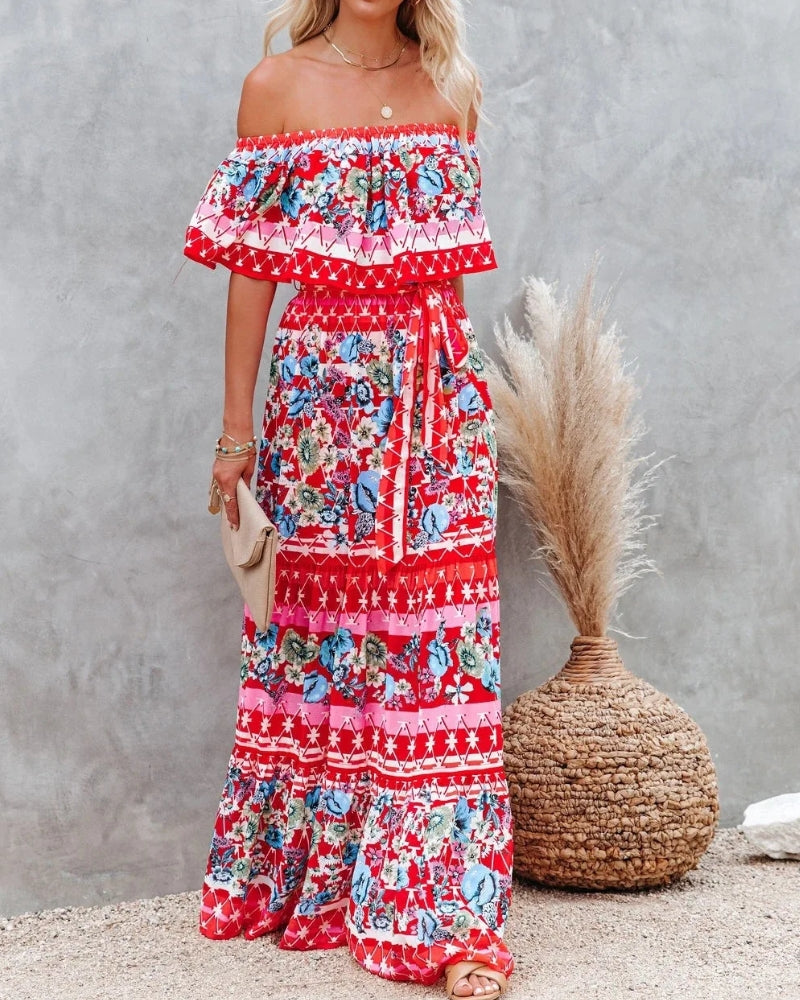 Floral Tiered Dress