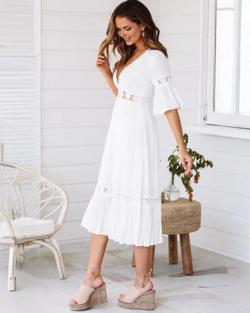 Boho Wedding Guest Dress Summer