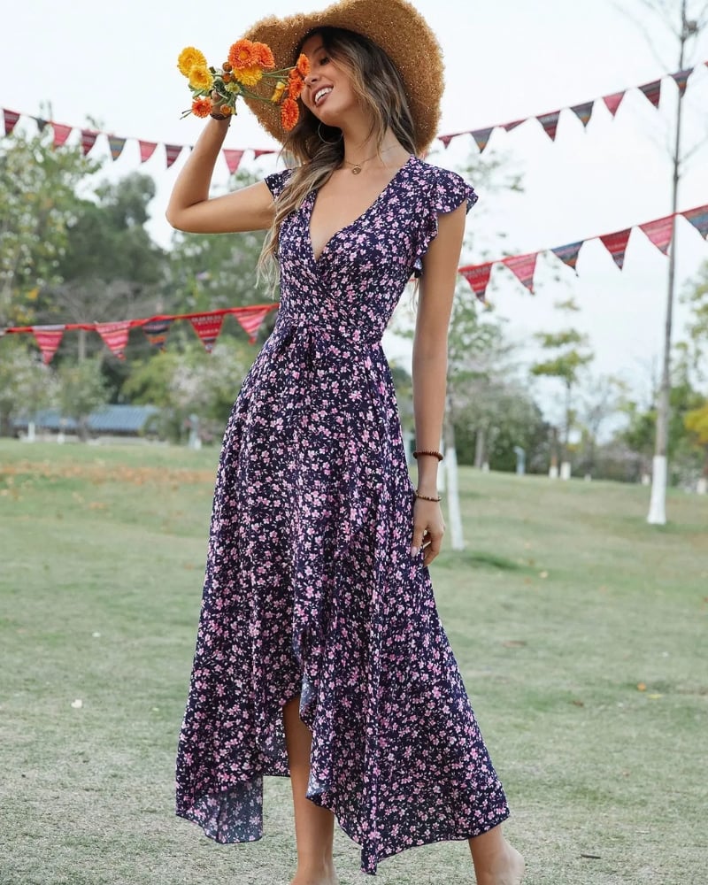 Long Flowy Casual Dress
