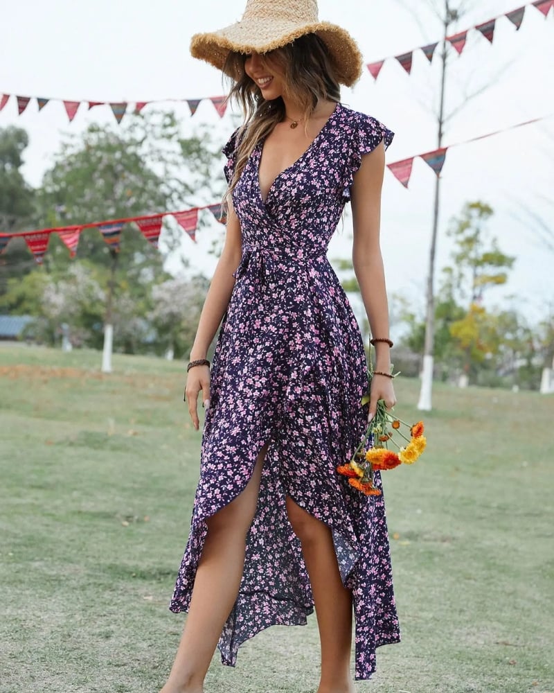 Long Flowy Casual Dress