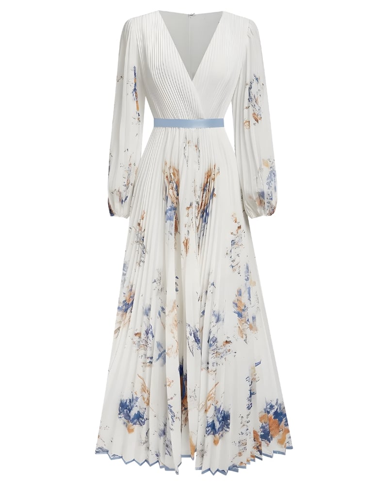 Long Sleeve Long Flowy Dress