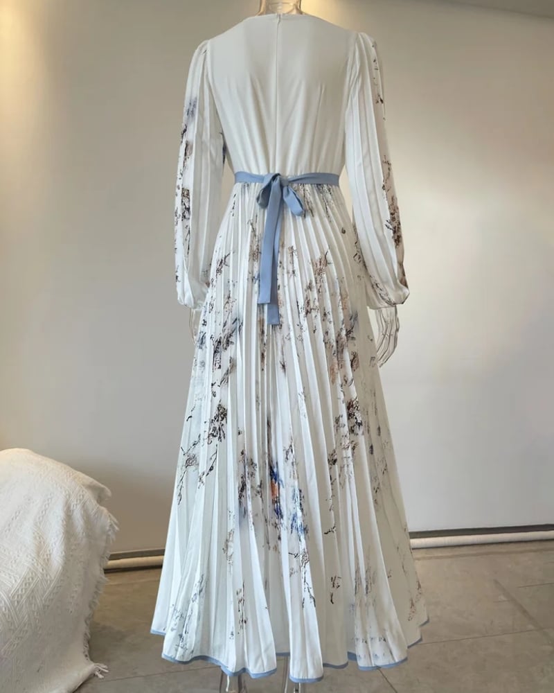 Long Sleeve Long Flowy Dress