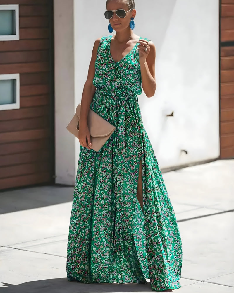 Boho Sleeveless Maxi Dress