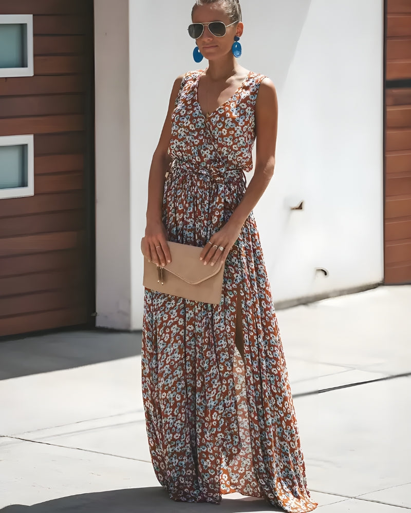 Boho Sleeveless Maxi Dress