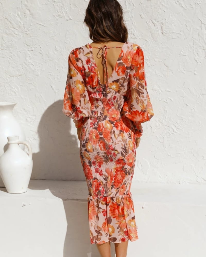 Boho Wedding Guest Dress Fall