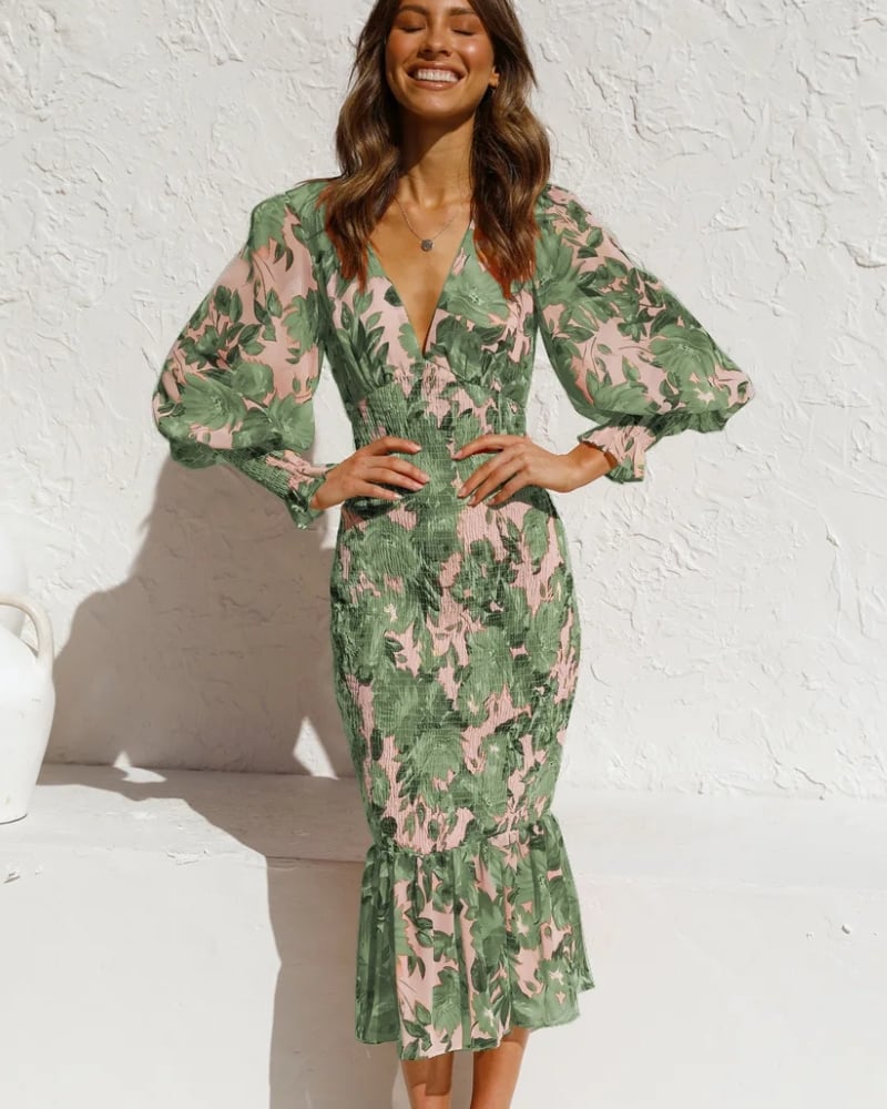 Boho Wedding Guest Dress Fall