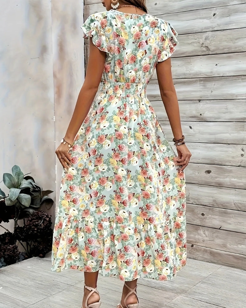 Tiered Wedding Guest Dress