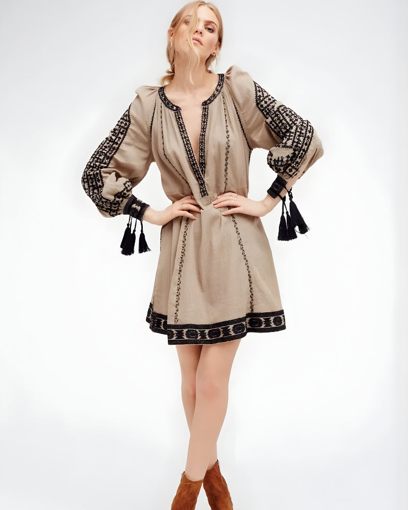 Black Folk Dress