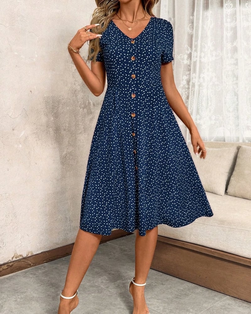 Flowy Midi Dress for Wedding