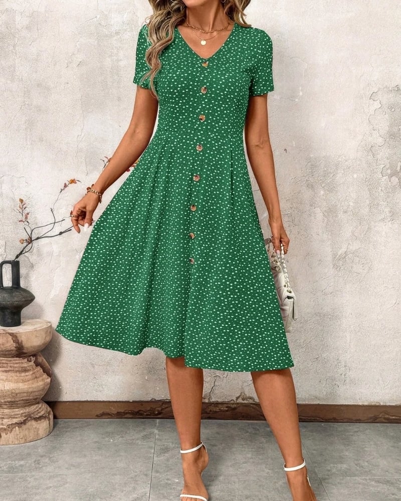 Flowy Midi Dress for Wedding