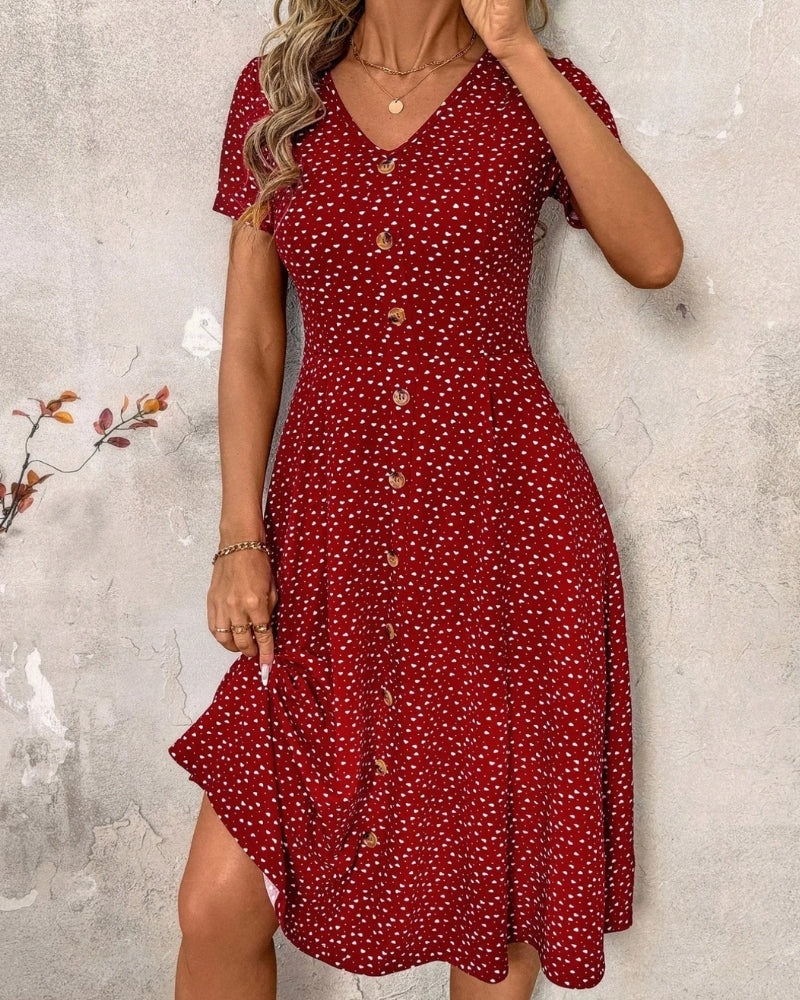 Flowy Midi Dress for Wedding