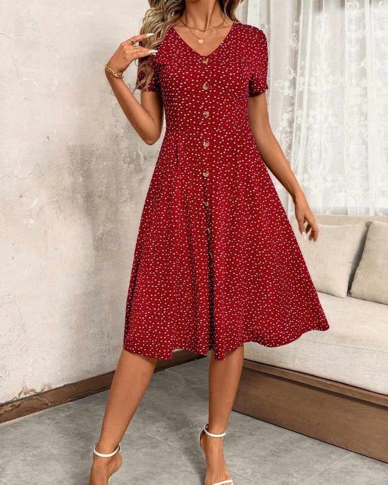 Flowy Midi Dress for Wedding