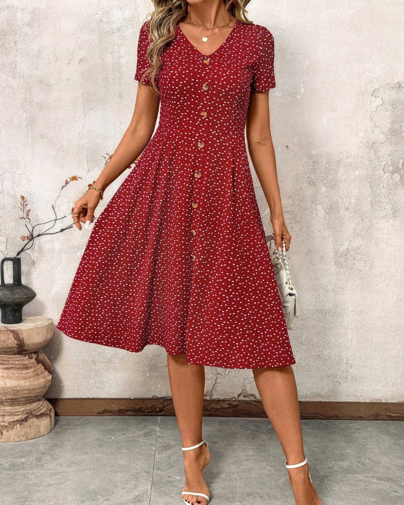 Flowy Midi Dress for Wedding