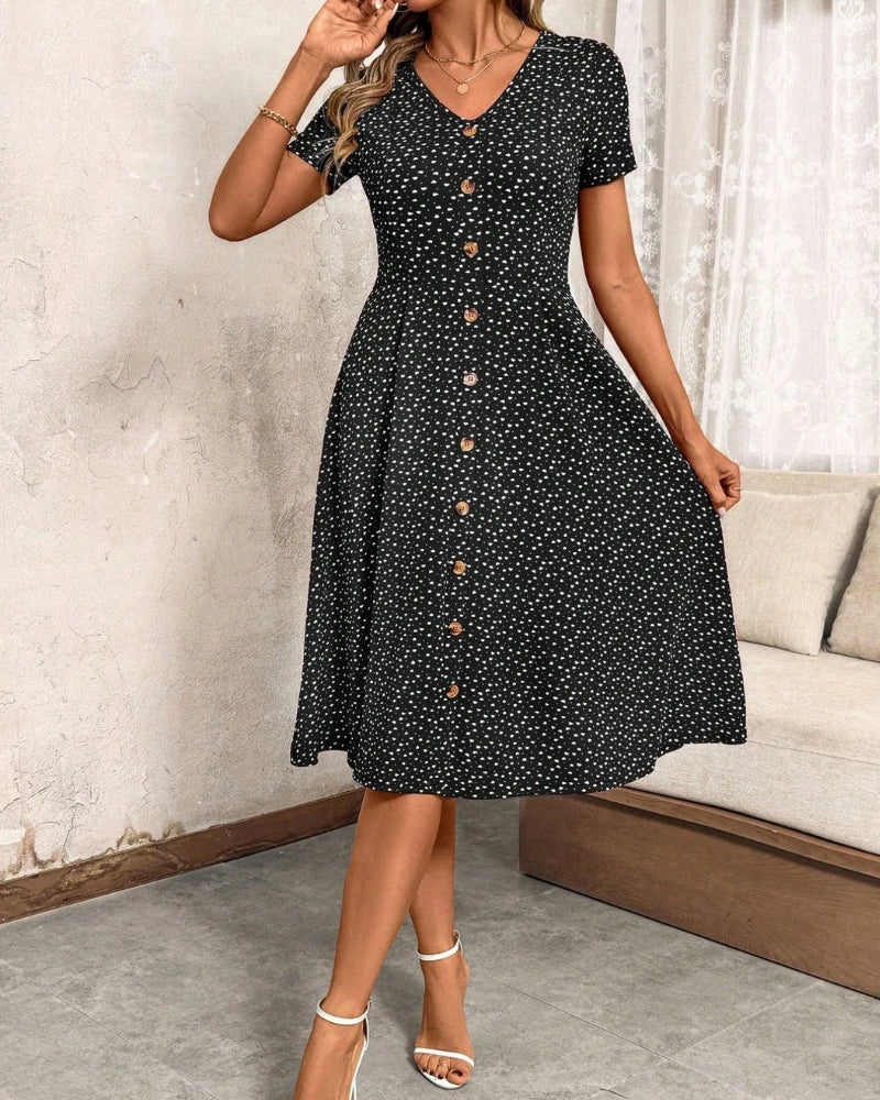 Flowy Midi Dress for Wedding