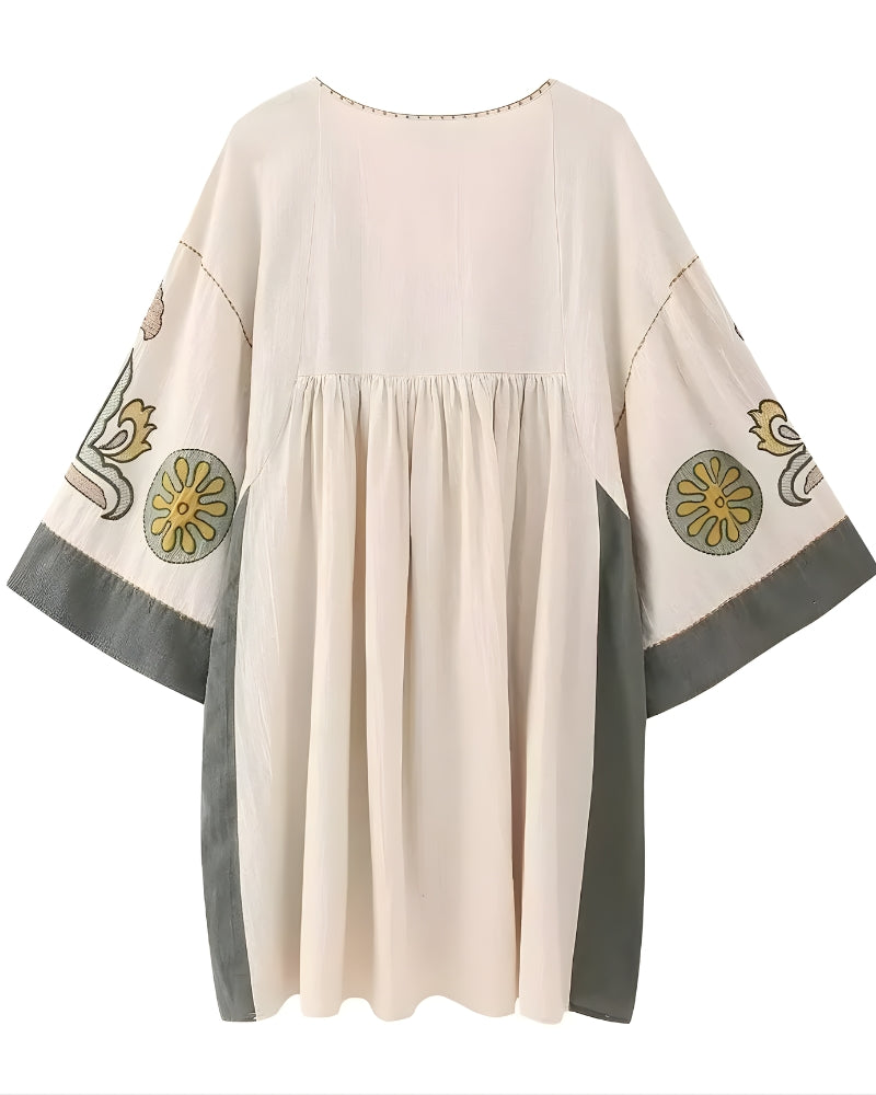 Short Sleeve Flowy Dress